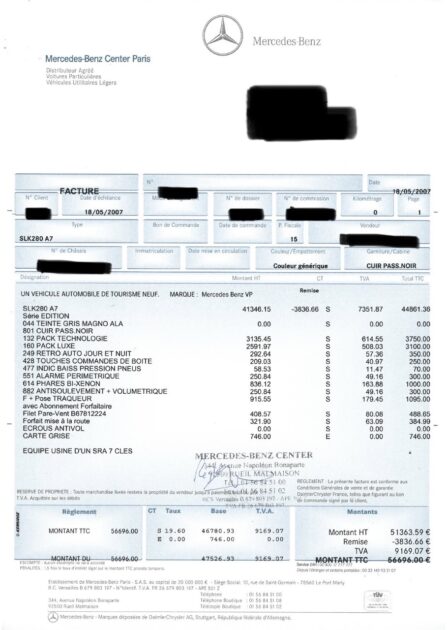 MERCEDES SLK II 280 Pack EDITION 3.0 V6 231 Cv 1ERE MAIN / 14 700 Kms ORIGINE FRANCE - Garantie1an