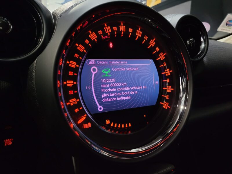 Cooper S 190cv AUTO / toit ouvrant / sellerie cuir / Régulateur, limiteur de vitesse