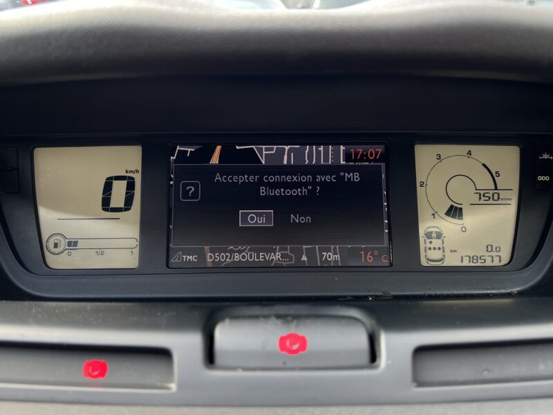 CITROEN C4 PICASSO PHASE 2 1.6 HDI 112 Cv GPS BLUETOOTH ATTELAGE BVM6 / CRIT AIR 2 - Garantie1an