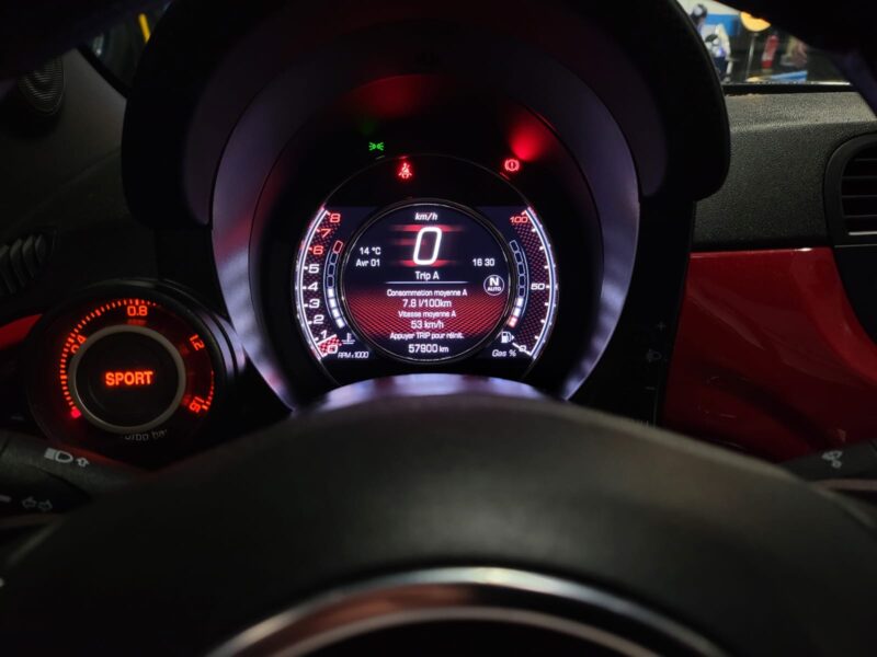 FIAT 500 ABARTH 160cv 595 turismo CABRIOLET / BOITE AUTO