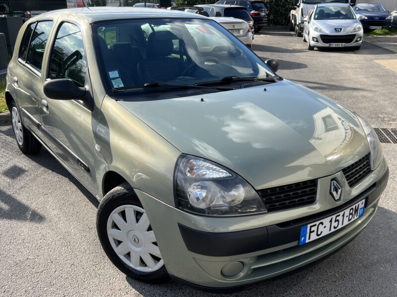 RENAULT CLIO II PHASE 2 1.2 60 Cv 5 PORTES / CLIMATISATION KIT BLUETOOTH USB - Garantie1an