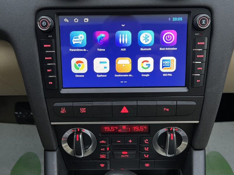 AUDI A3 II PHASE 2 SPORTBACK 2.0 TDI 140 Cv 88 200 Kms BVA TOIT OUVRANT GPS CARPLAY - Garantie1an