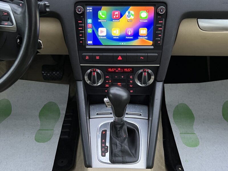 AUDI A3 II PHASE 2 SPORTBACK 2.0 TDI 140 Cv 88 200 Kms BVA TOIT OUVRANT GPS CARPLAY - Garantie1an