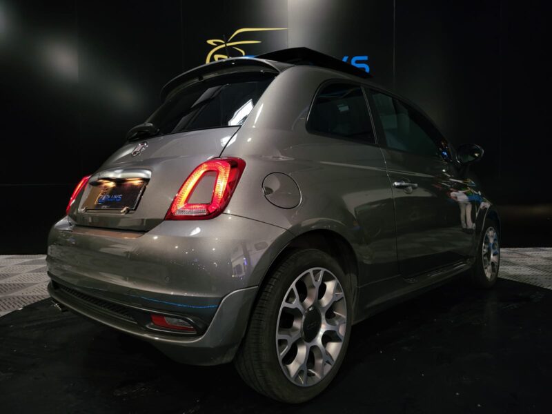 FIAT 500 1.2 69cv DUALOGIQUE TOIT OUVRANT / CARPLAY / GPS PRO / PACK SPORT 1er MAIN