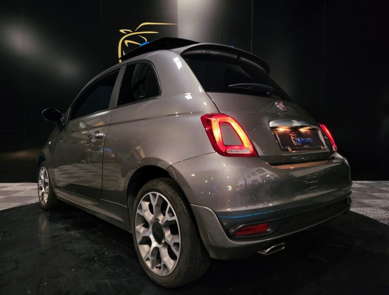 FIAT 500 1.2 69cv DUALOGIQUE TOIT OUVRANT / CARPLAY / GPS PRO / PACK SPORT 1er MAIN