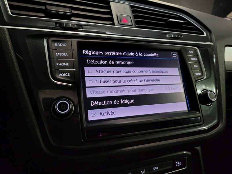 VOLKSWAGEN TIGUAN 1.4 TSi 150cv ACT CONFORTLINE+ 1er MAIN TOIT OUVRANT PANORAMIQUE / ATTELAGE ELECTR