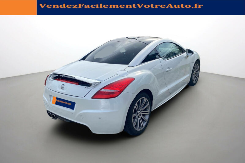 PEUGEOT RCZ blanche nacrée156 ch cuir+ sièges chauffants