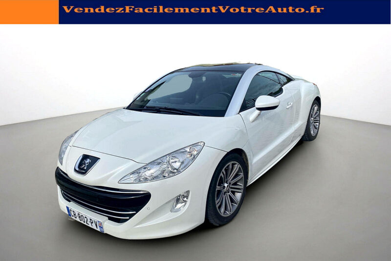 PEUGEOT RCZ blanche nacrée156 ch cuir+ sièges chauffants