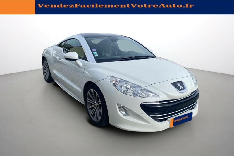 PEUGEOT RCZ blanche nacrée156 ch cuir+ sièges chauffants
