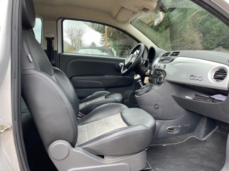 FIAT 500 1,2L SPORT 70CV / Clim / Semi cuir / Paiement 4X Possible