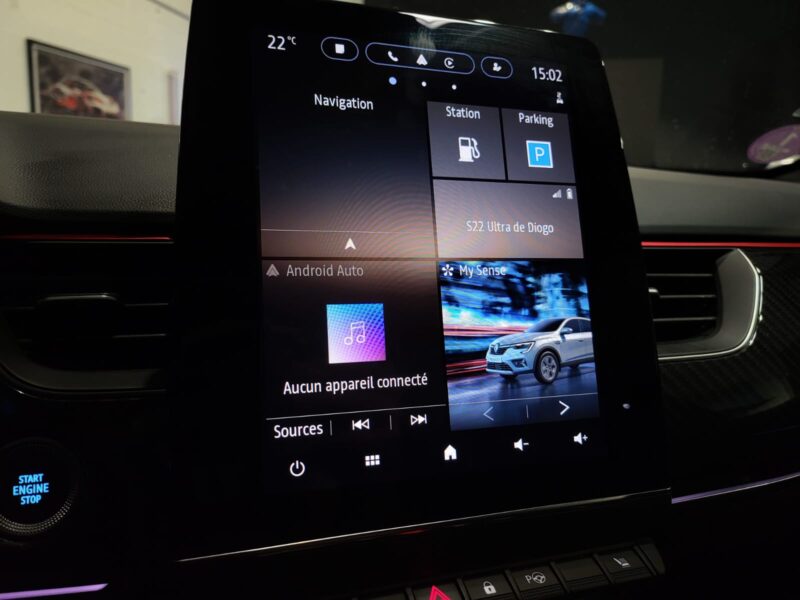 RENAULT ARKANA I 1.6 E-TECH 145cv RS-LINE 1er MAIN CARPLAY / KEYLESS / CUIR / SIEGES ELECT MEMOIR CH