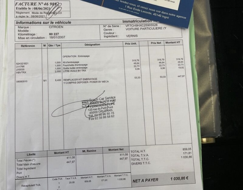 CITROEN PICASSO XSARA 1.6 HDI 90 1ERE MAIN EXCLUSIVE / 82 200 Kms TOIT OUVRANT ATTELAGE Garantie1an