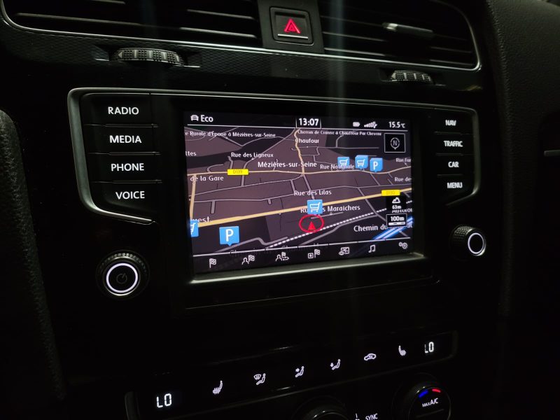 VOLKSWAGEN GOLF VII 7 GTD 2.0 TDI 184 CV ACC / TO / SIEGES ELECTRIQUE