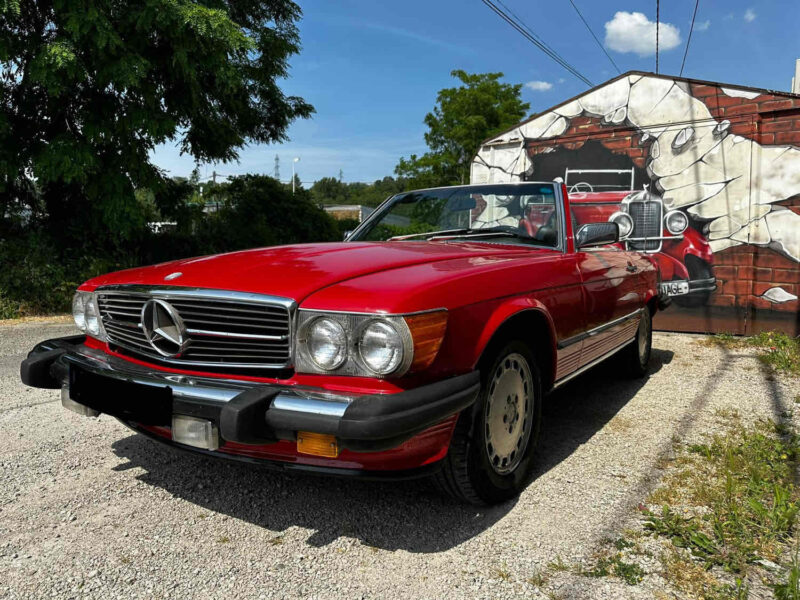 mercedes sl 560 v8 reprise possible
