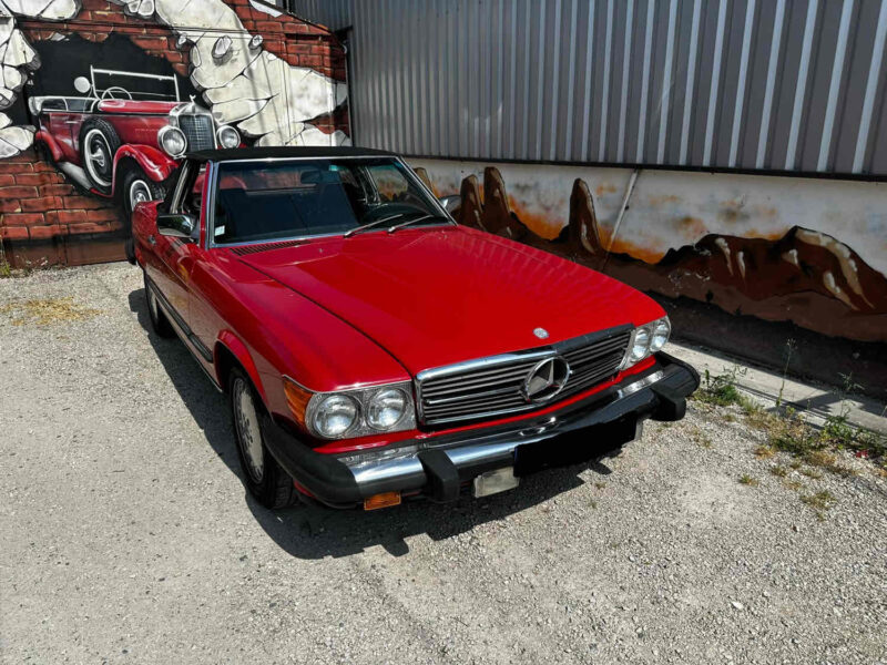 mercedes sl 560 v8 reprise possible