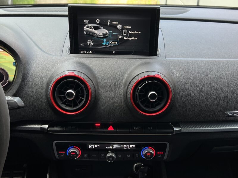 AUDI RS3 SPORTBACK II PHASE 2 SPORTBACK 2.5 TFSI 400 Cv QUATTRO / 1ERE MAIN ORIGINE FRANCE - Garanti