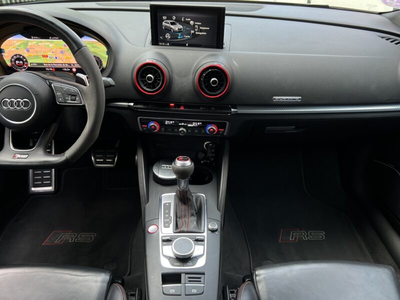 AUDI RS3 SPORTBACK II PHASE 2 SPORTBACK 2.5 TFSI 400 Cv QUATTRO / 1ERE MAIN ORIGINE FRANCE - Garanti