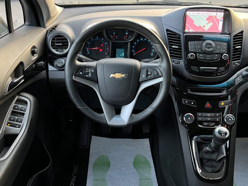 CHEVROLET ORLANDO LTZ 1.8 141 Cv 7 PLACES / 1ERE MAIN 34 400 Kms GPS CUIR CRIT AIR 1 - Garantie1an