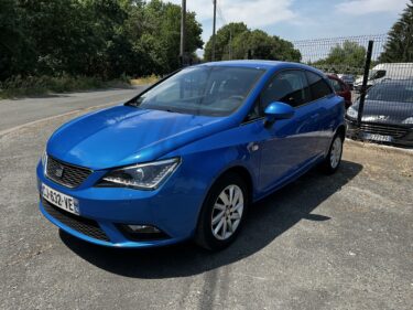 seat ibiza IV 1.2 bleu azur 70 cv faible conso