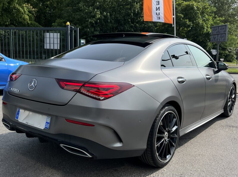 MERCEDES CLA AMG LINE 200 CDI 2.0 150 Cv BVA8 GRIS MAT / TOIT OUVRANT GRAND ECRAN GPS - Garantie1an
