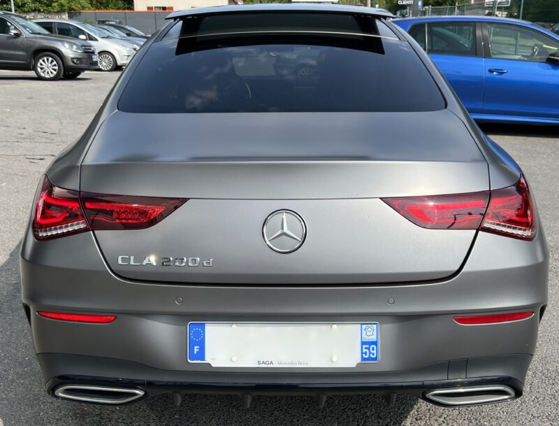 MERCEDES CLA AMG LINE 200 CDI 2.0 150 Cv BVA8 GRIS MAT / TOIT OUVRANT GRAND ECRAN GPS - Garantie1an