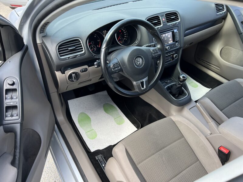 VOLKSWAGEN GOLF 6 VI 1.6 TDI 90 Cv 76 900 Kms / GPS BLUETOOTH CRIT AIR 2 ORIGINE FRANCE Garantie1an