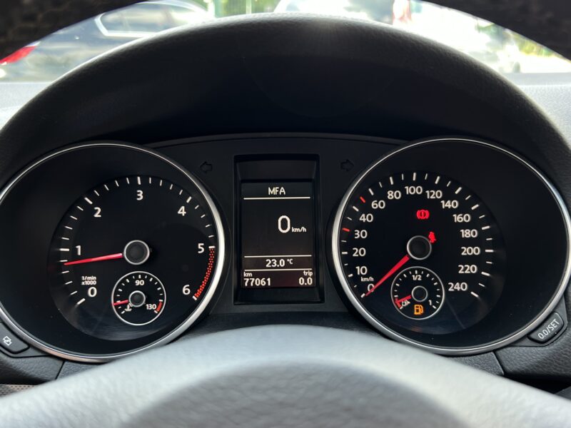 VOLKSWAGEN GOLF 6 VI 1.6 TDI 90 Cv 76 900 Kms / GPS BLUETOOTH CRIT AIR 2 ORIGINE FRANCE Garantie1an