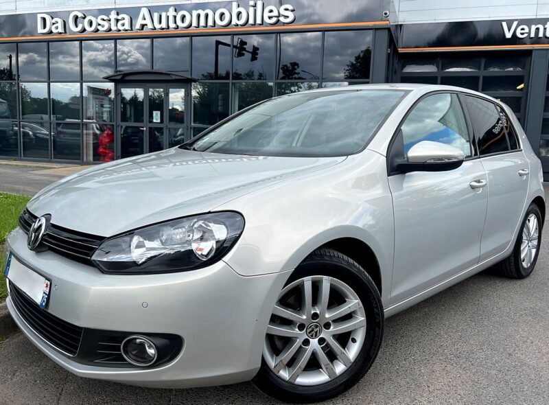 VOLKSWAGEN GOLF 6 VI 1.6 TDI 90 Cv 76 900 Kms / GPS BLUETOOTH CRIT AIR 2 ORIGINE FRANCE Garantie1an