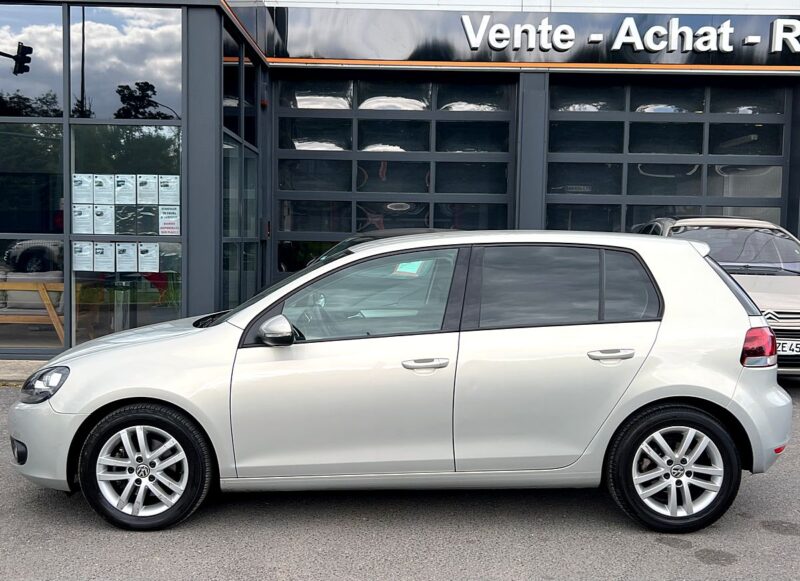 VOLKSWAGEN GOLF 6 VI 1.6 TDI 90 Cv 76 900 Kms / GPS BLUETOOTH CRIT AIR 2 ORIGINE FRANCE Garantie1an