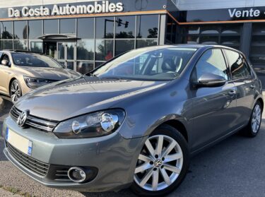 VOLKSWAGEN GOLF 6 VI CARAT 1.4 TSI 122 Cv 1ERE MAIN / BOITE AUTO CUIR GPS CRIT AIR 1 - Garantie1an