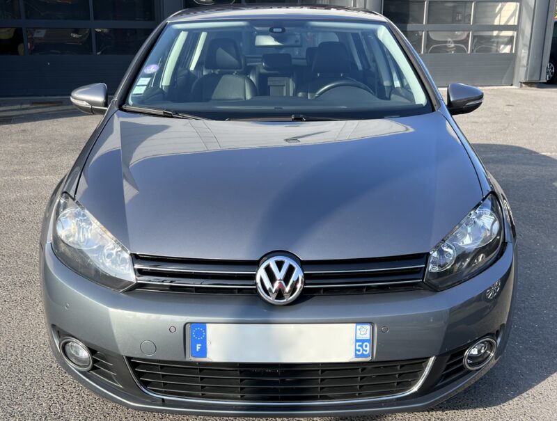 VOLKSWAGEN GOLF 6 VI CARAT 1.4 TSI 122 Cv 1ERE MAIN / BOITE AUTO CUIR GPS CRIT AIR 1 - Garantie1an