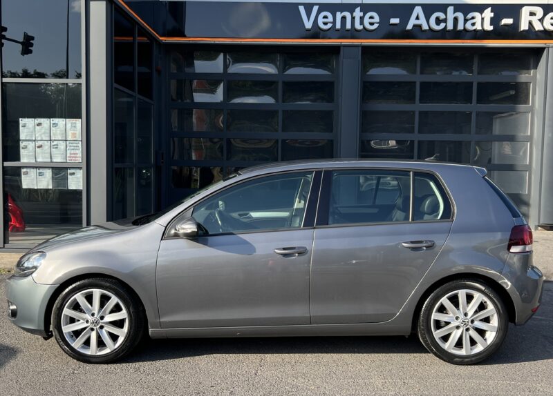 VOLKSWAGEN GOLF 6 VI CARAT 1.4 TSI 122 Cv 1ERE MAIN / BOITE AUTO CUIR GPS CRIT AIR 1 - Garantie1an