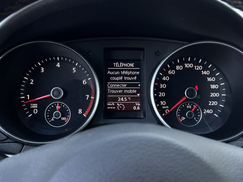 VOLKSWAGEN GOLF 6 VI CARAT 1.4 TSI 122 Cv 1ERE MAIN / BOITE AUTO CUIR GPS CRIT AIR 1 - Garantie1an