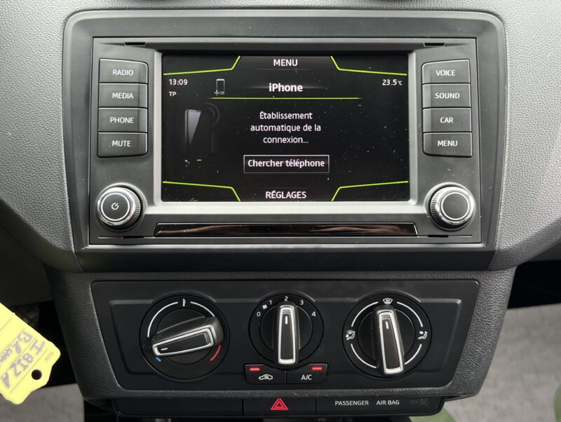 SEAT IBIZA 4 IV PHASE 2 1.0 75 Cv 5 Pts ECRAN TACTILE REGULATEUR BLUETOOTH CRIT AIR 1 - Garantie1an