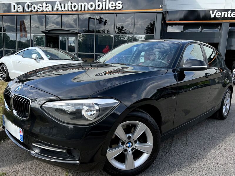 BMW SERIE 1 F20 SPORT 116i 1.6 136 Cv INTERIEUR CUIR ROUGE / 5 PORTES CRIT AIR 1 - Garantie