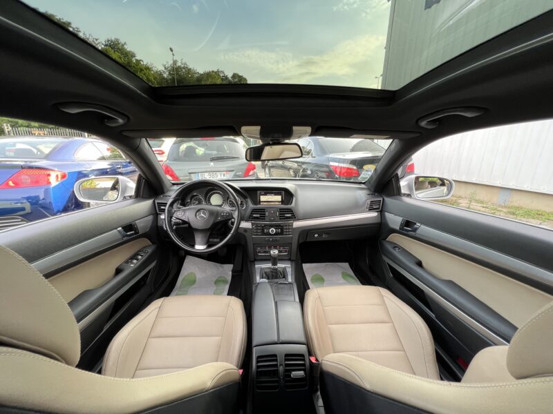 MERCEDES CLASSE E COUPE 4 IV 250 CDI 2.2 BLUEEFFICIENCY 204 CV TOIT OUVRANT CUIR GPS - Garantie1an
