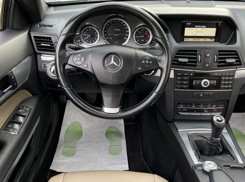 MERCEDES CLASSE E COUPE 4 IV 250 CDI 2.2 BLUEEFFICIENCY 204 CV TOIT OUVRANT CUIR GPS - Garantie1an