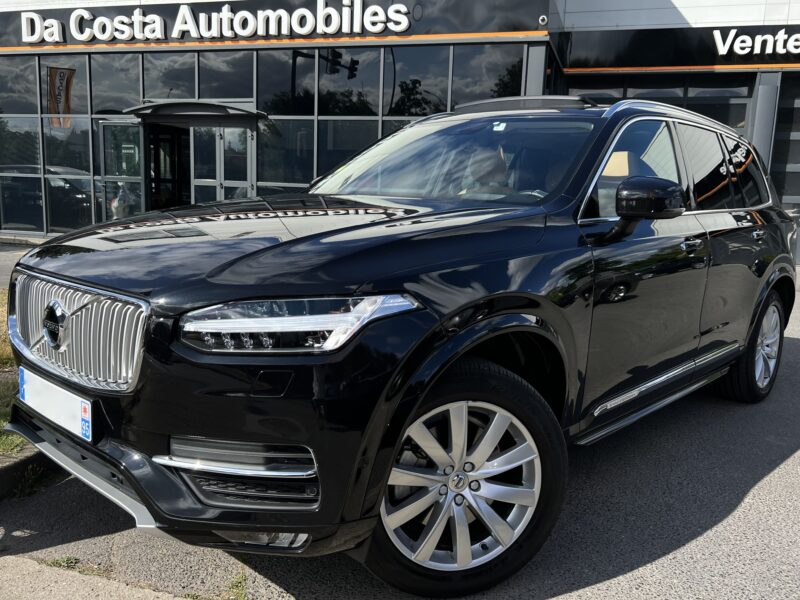 VOLVO XC90 II D5 2.0 225 Cv INSCRIPTION LUXE / 7 PLACES 4x4 1ERE MAIN 44 100 Kms - Garantie1an