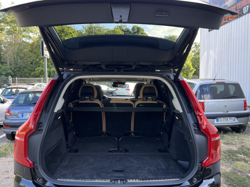 VOLVO XC90 II D5 2.0 225 Cv INSCRIPTION LUXE / 7 PLACES 4x4 1ERE MAIN 44 100 Kms - Garantie1an