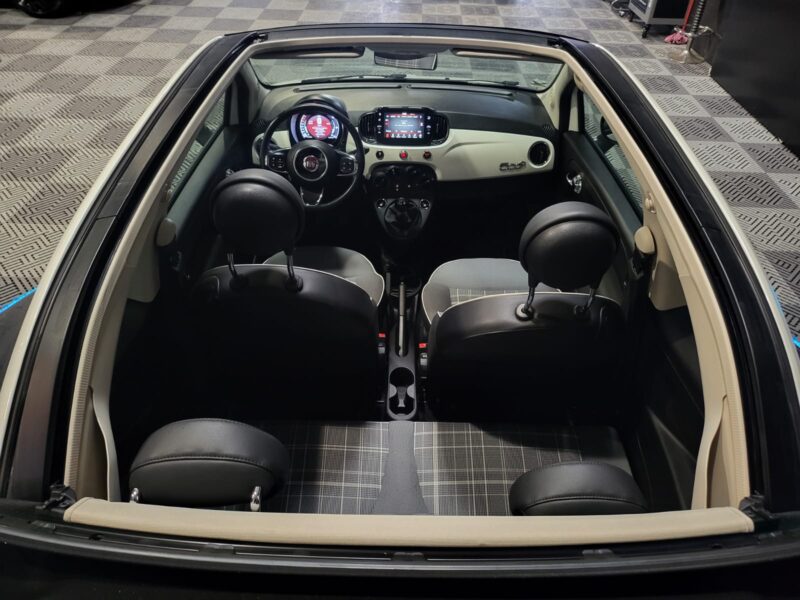 FIAT 500 C 1.2 MPi 69cv Lounge 3p / CAPOTE ELECTRIQUE/RADAR-AR/BLUETOOTH/GPS