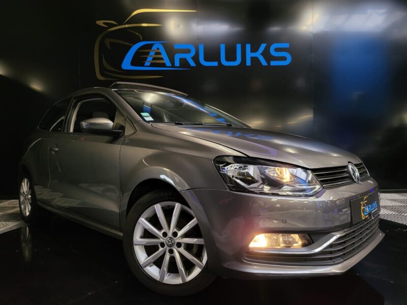 VOLKSWAGEN POLOV 1.4 TDI 90cv ALLSTAR 1ER MAIN TOIT OUVRANT / APPLE CARPLAY ANDROID AUTO / RADARS AV
