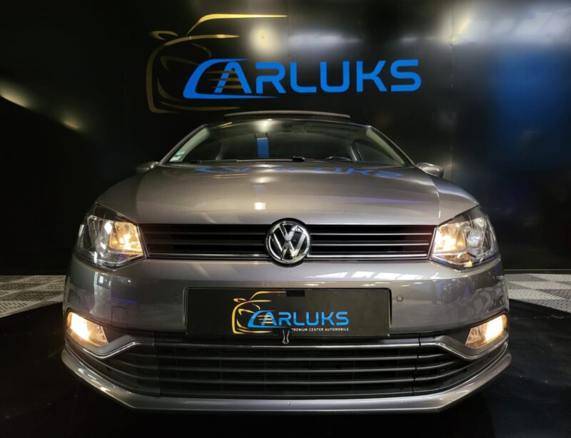 VOLKSWAGEN POLOV 1.4 TDI 90cv ALLSTAR 1ER MAIN TOIT OUVRANT / APPLE CARPLAY ANDROID AUTO / RADARS AV