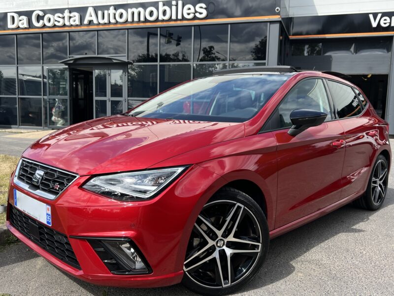 SEAT IBIZA V 5 FR SPORT 1.0 TSI 115 1ERE MAIN / TOIT OUVRANT ACC KEYLESS APPLE CARPLAY Garantie1an