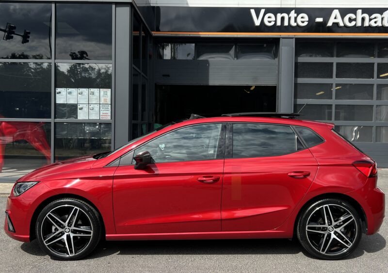 SEAT IBIZA V 5 FR SPORT 1.0 TSI 115 1ERE MAIN / TOIT OUVRANT ACC KEYLESS APPLE CARPLAY Garantie1an