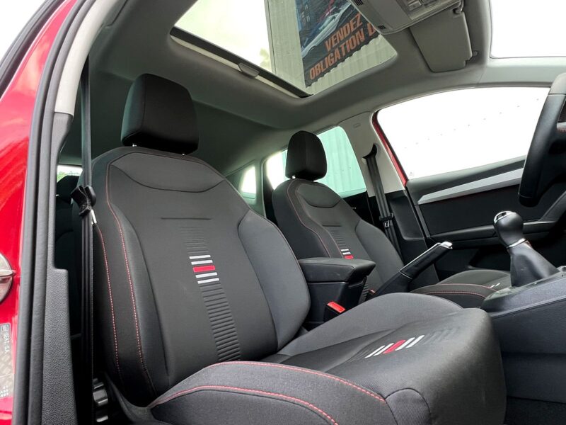 SEAT IBIZA V 5 FR SPORT 1.0 TSI 115 1ERE MAIN / TOIT OUVRANT ACC KEYLESS APPLE CARPLAY Garantie1an
