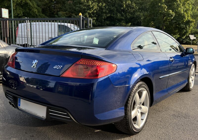 PEUGEOT 407 COUPE FELINE 2.7 V6 HDI 204 Cv 64 100 Kms / ORIGINE FRANCE CUIR BVA JBL - Garantie1an