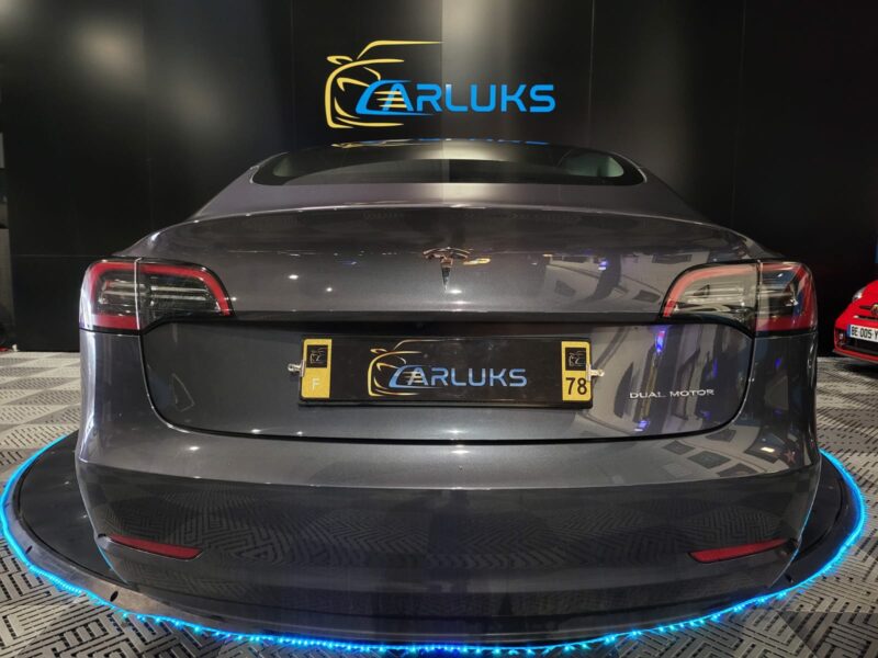 TESLA MODEL 3 DualMotor Long Range AWD 350cv // CAMERA 360°/CARPLAY/SIEGES-VOLANT CHAUFFANT