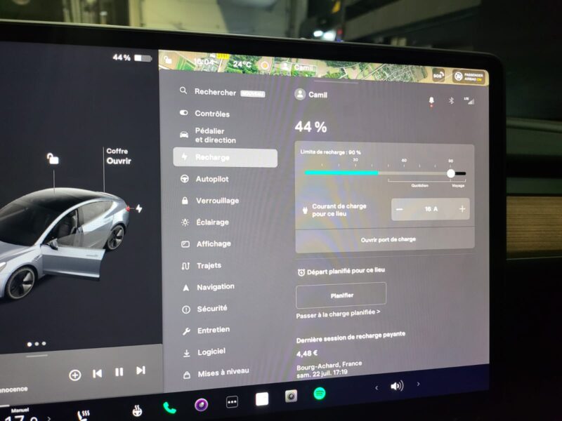 TESLA MODEL 3 DualMotor Long Range AWD 350cv // CAMERA 360°/CARPLAY/SIEGES-VOLANT CHAUFFANT