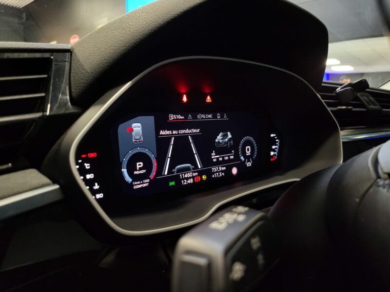 AUDI Q335 TFSI Mild Hybrid 150 DESIGN LUXE / VIRTUAL / CARPLAY / CUIR RS / TOIT OUVRANT / PACK BLACK