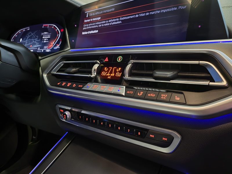 BMW X5 25d X-DRIVE X-LINE 231cv 1ER MAIN TOIT OUVRANT / CUIR CHAUFF ELECT MEMOIRE / TETE HAUT